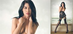Nicole in lingerie in a hotel in LA thumbnail